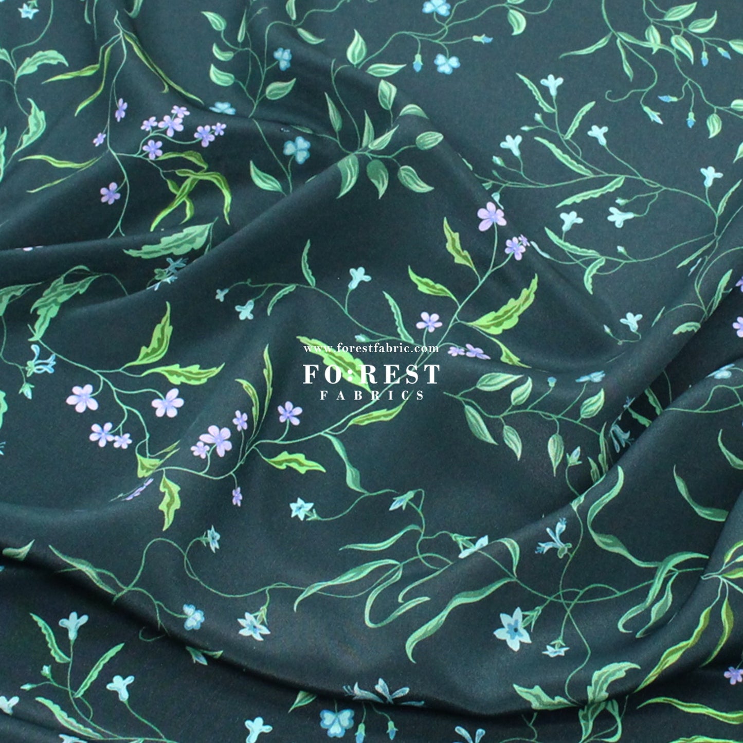 Liberty of London (Silk Crepe de Chine) - Regal Blossom - FO:REST Fabric 布恩堂Liberty fabrictana lawnjapanese fabricykk zipper