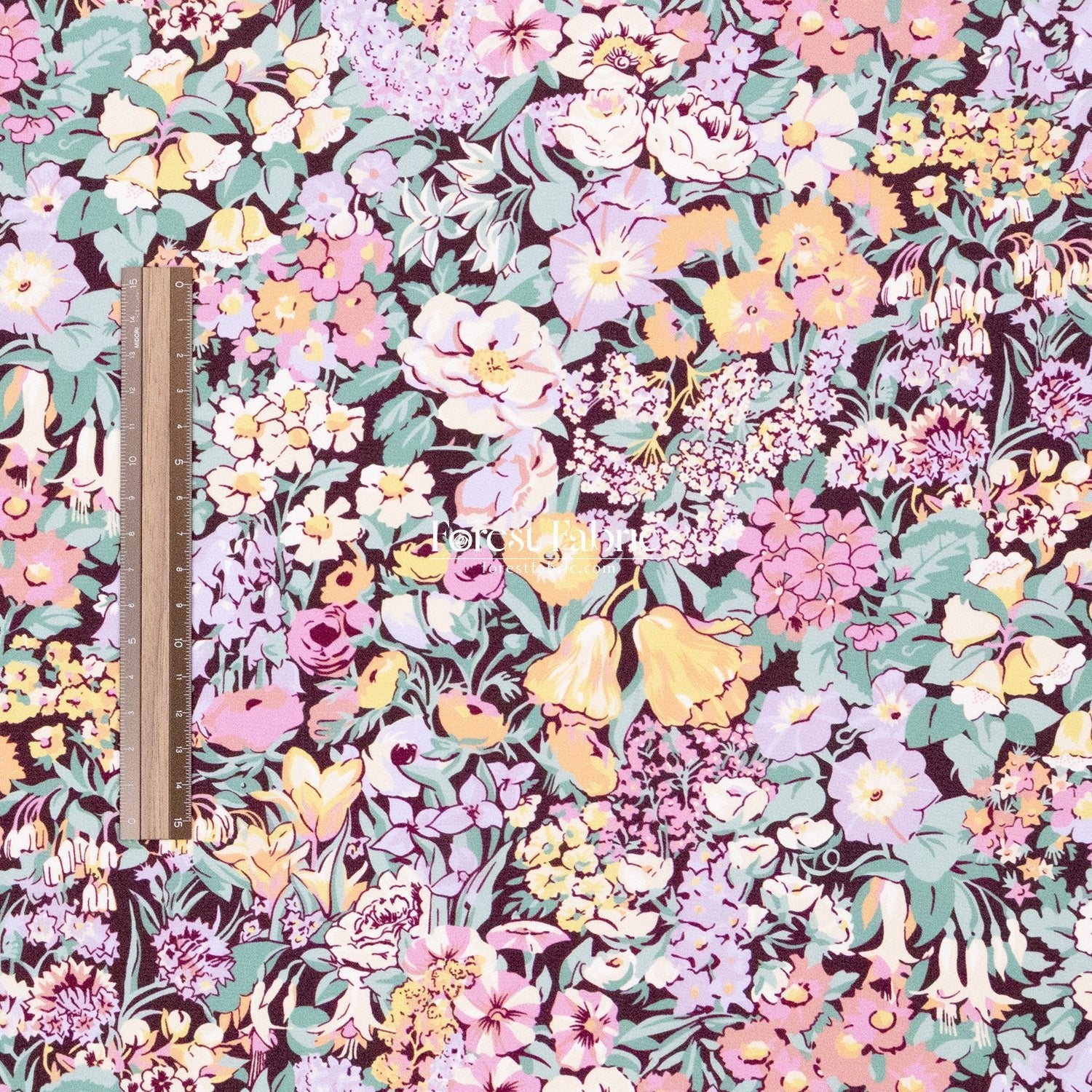 Liberty of London (Silk Crepe de Chine) - Spring Cottage - FO:REST Fabric 布恩堂Liberty fabrictana lawnjapanese fabricykk zipper