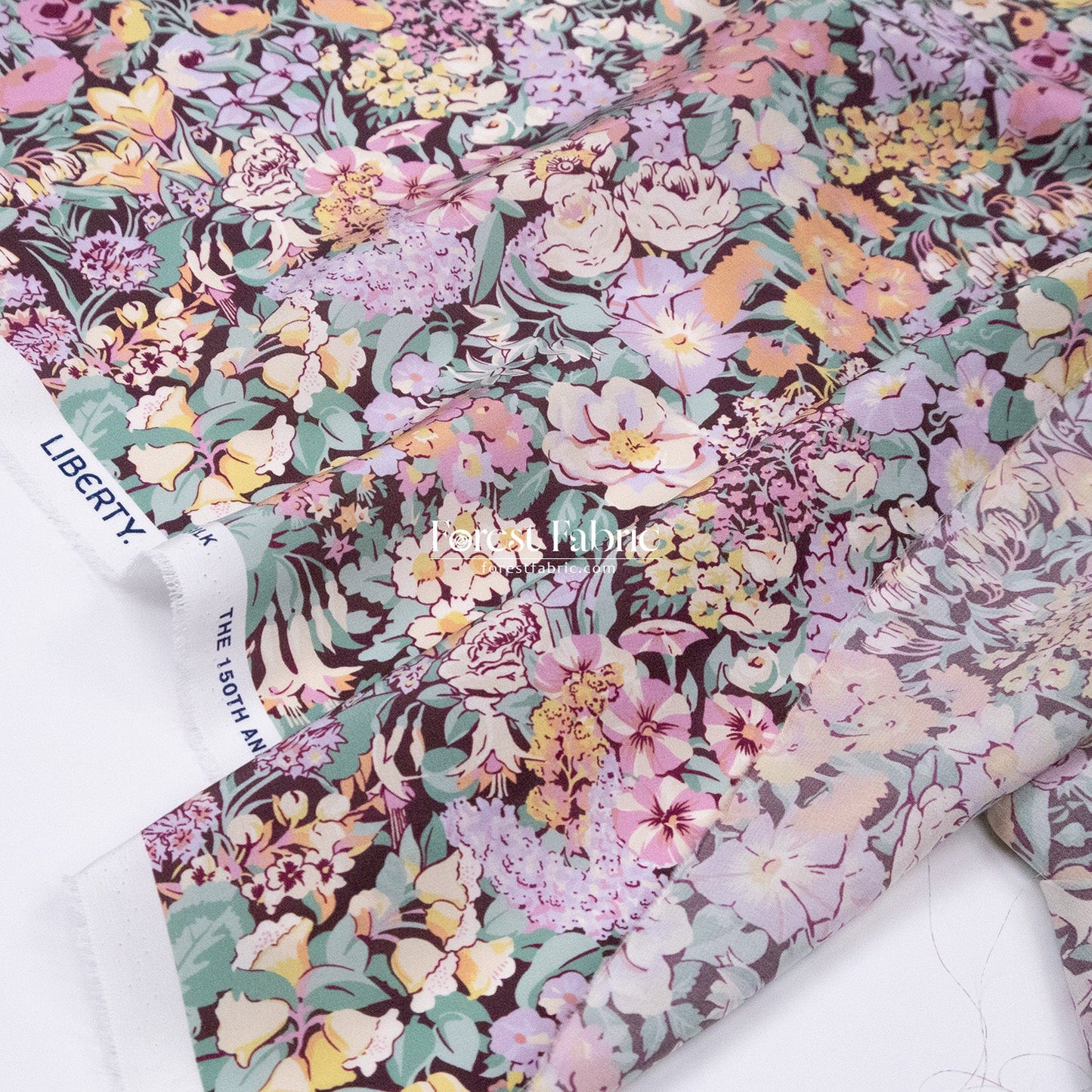 Liberty of London (Silk Crepe de Chine) - Spring Cottage - FO:REST Fabric 布恩堂Liberty fabrictana lawnjapanese fabricykk zipper