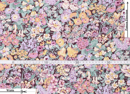 Liberty of London (Silk Crepe de Chine) - Spring Cottage - FO:REST Fabric 布恩堂Liberty fabrictana lawnjapanese fabricykk zipper
