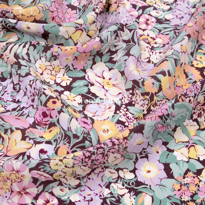 Liberty of London (Silk Crepe de Chine) - Spring Cottage - FO:REST Fabric 布恩堂Liberty fabrictana lawnjapanese fabricykk zipper