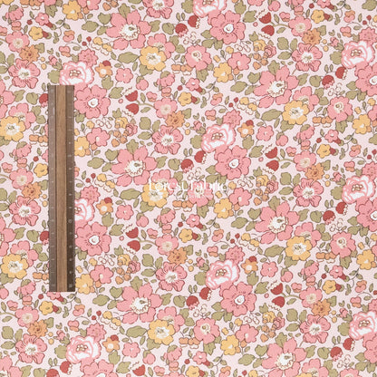 Liberty of London (Silk Satin fabric) - Betsy Field - FO:REST Fabric 布恩堂Liberty fabric#tana lawn#japanese fabric#ykk zipper#