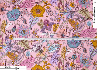 Liberty of London (Silk Satin fabric) - Fantasy Land - FO:REST Fabric 布恩堂Liberty fabrictana lawnjapanese fabricykk zipper