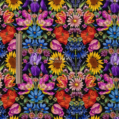 Liberty of London (Silk Satin fabric) - Floral Muse - FO:REST Fabric 布恩堂Liberty fabrictana lawnjapanese fabricykk zipper