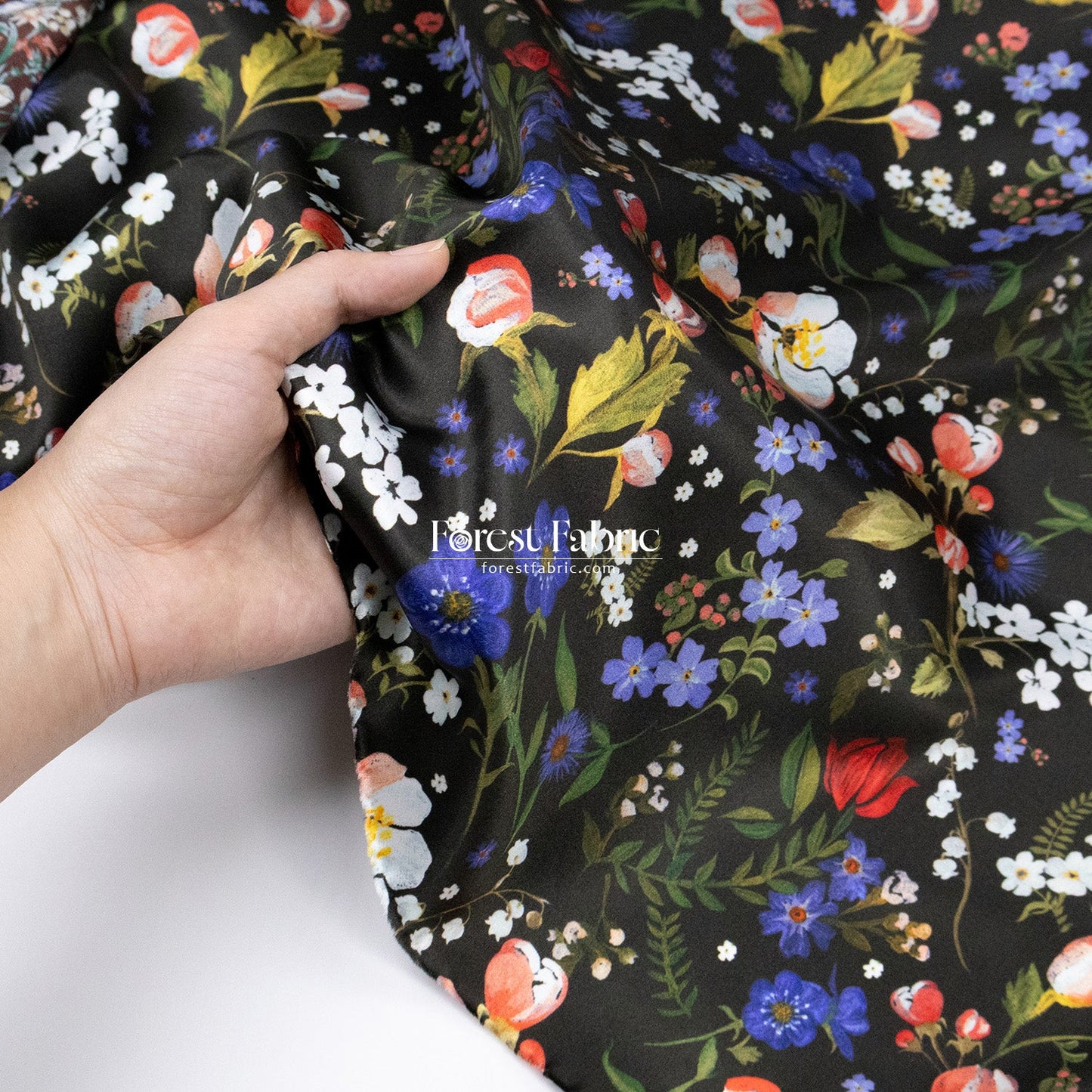 Liberty of London (Silk Satin fabric) - Heidi - FO:REST Fabric 布恩堂Liberty fabrictana lawnjapanese fabricykk zipper