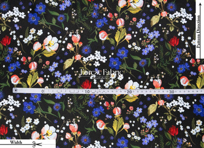 Liberty of London (Silk Satin fabric) - Heidi - FO:REST Fabric 布恩堂Liberty fabrictana lawnjapanese fabricykk zipper