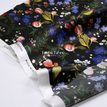 Liberty of London (Silk Satin fabric) - Heidi - FO:REST Fabric 布恩堂Liberty fabrictana lawnjapanese fabricykk zipper