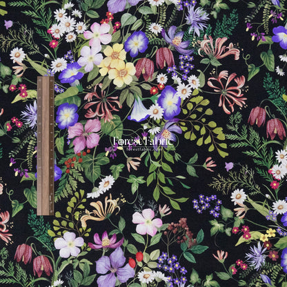 Liberty of London (Silk Satin fabric) - Mary Julie - FO:REST Fabric 布恩堂Liberty fabrictana lawnjapanese fabricykk zipper
