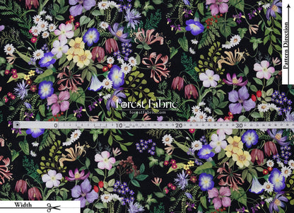 Liberty of London (Silk Satin fabric) - Mary Julie - FO:REST Fabric 布恩堂Liberty fabrictana lawnjapanese fabricykk zipper