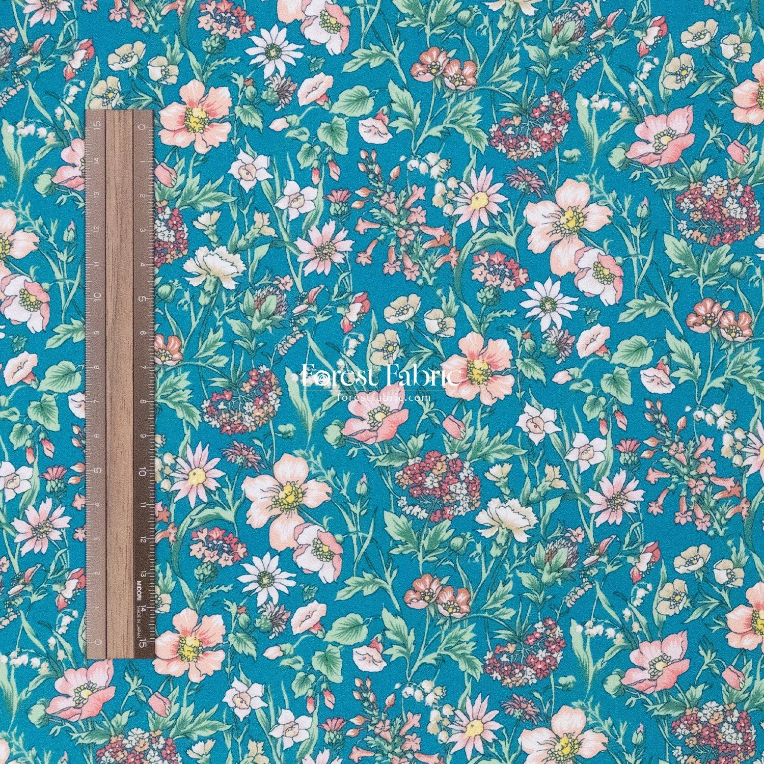 Liberty of London (Silk Satin fabric) - Rachel Meadow - FO:REST Fabric 布恩堂Liberty fabrictana lawnjapanese fabricykk zipper