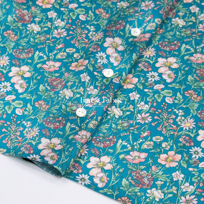 Liberty of London (Silk Satin fabric) - Rachel Meadow - FO:REST Fabric 布恩堂Liberty fabrictana lawnjapanese fabricykk zipper