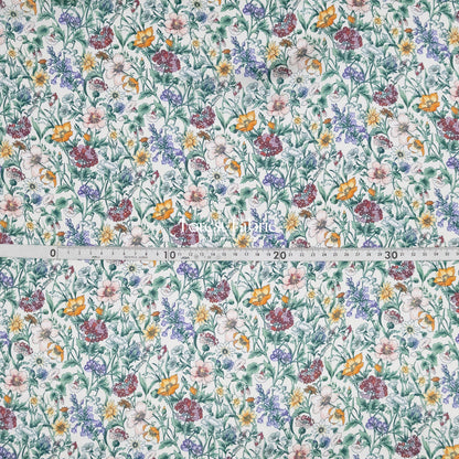 Liberty of London (Silk Satin fabric) - Rachel meadow - FO:REST Fabric 布恩堂Liberty fabric#tana lawn#japanese fabric#ykk zipper#