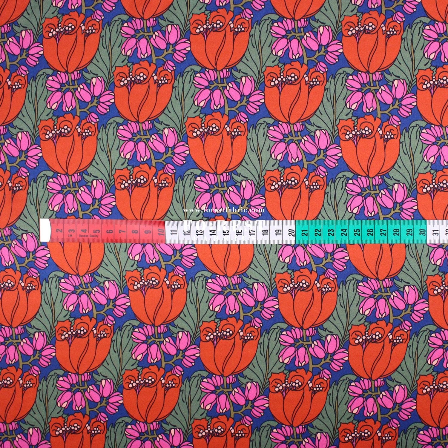 Liberty of London (Silk Satin fabric) - Tudor Fields - FO:REST Fabric 布恩堂Liberty fabrictana lawnjapanese fabricykk zipper