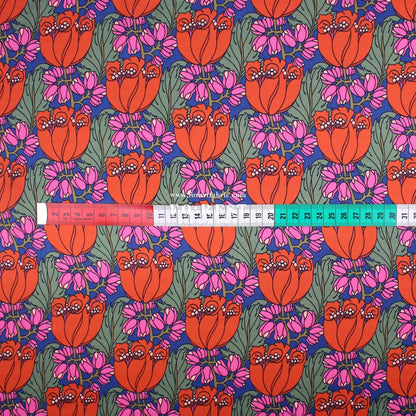 Liberty of London (Silk Satin fabric) - Tudor Fields - FO:REST Fabric 布恩堂Liberty fabrictana lawnjapanese fabricykk zipper