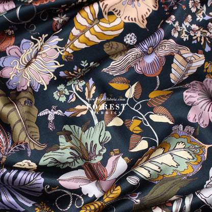 Liberty of London (Silk Satin) - Fantasy Land fabric - FO:REST Fabric 布恩堂Liberty fabrictana lawnjapanese fabricykk zipper