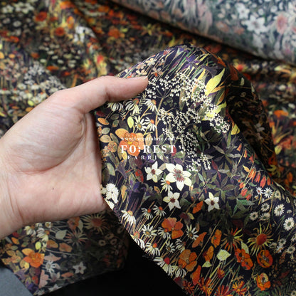 Liberty of London (Silk Satin) - Faria Flowers fabric - FO:REST Fabric 布恩堂Liberty fabrictana lawnjapanese fabricykk zipper