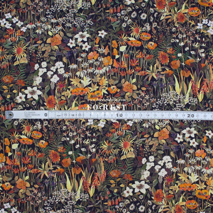 Liberty of London (Silk Satin) - Faria Flowers fabric - FO:REST Fabric 布恩堂Liberty fabrictana lawnjapanese fabricykk zipper