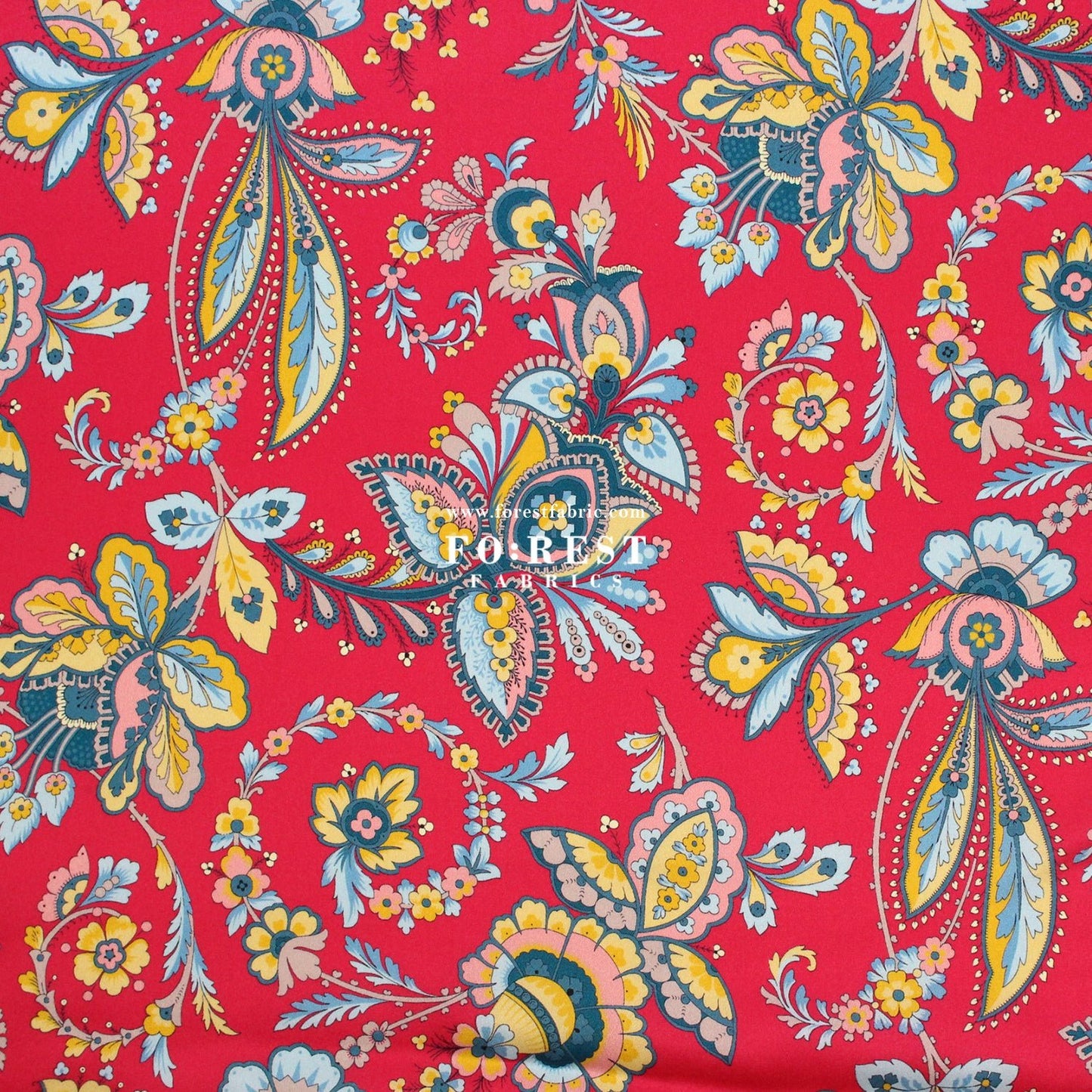 Liberty of London (Silk Satin) - Flora Belle fabric - FO:REST Fabric 布恩堂Liberty fabrictana lawnjapanese fabricykk zipper