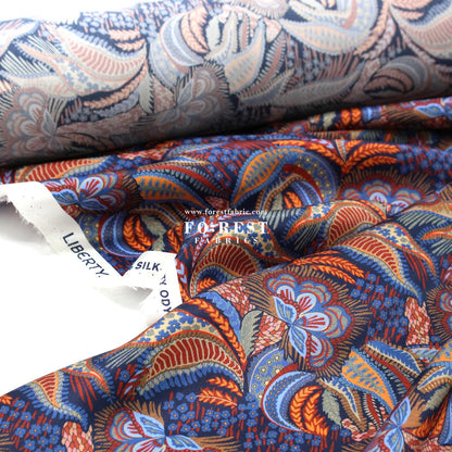 Liberty of London (Silk Satin) - Medusa fabric - FO:REST Fabric 布恩堂Liberty fabrictana lawnjapanese fabricykk zipper