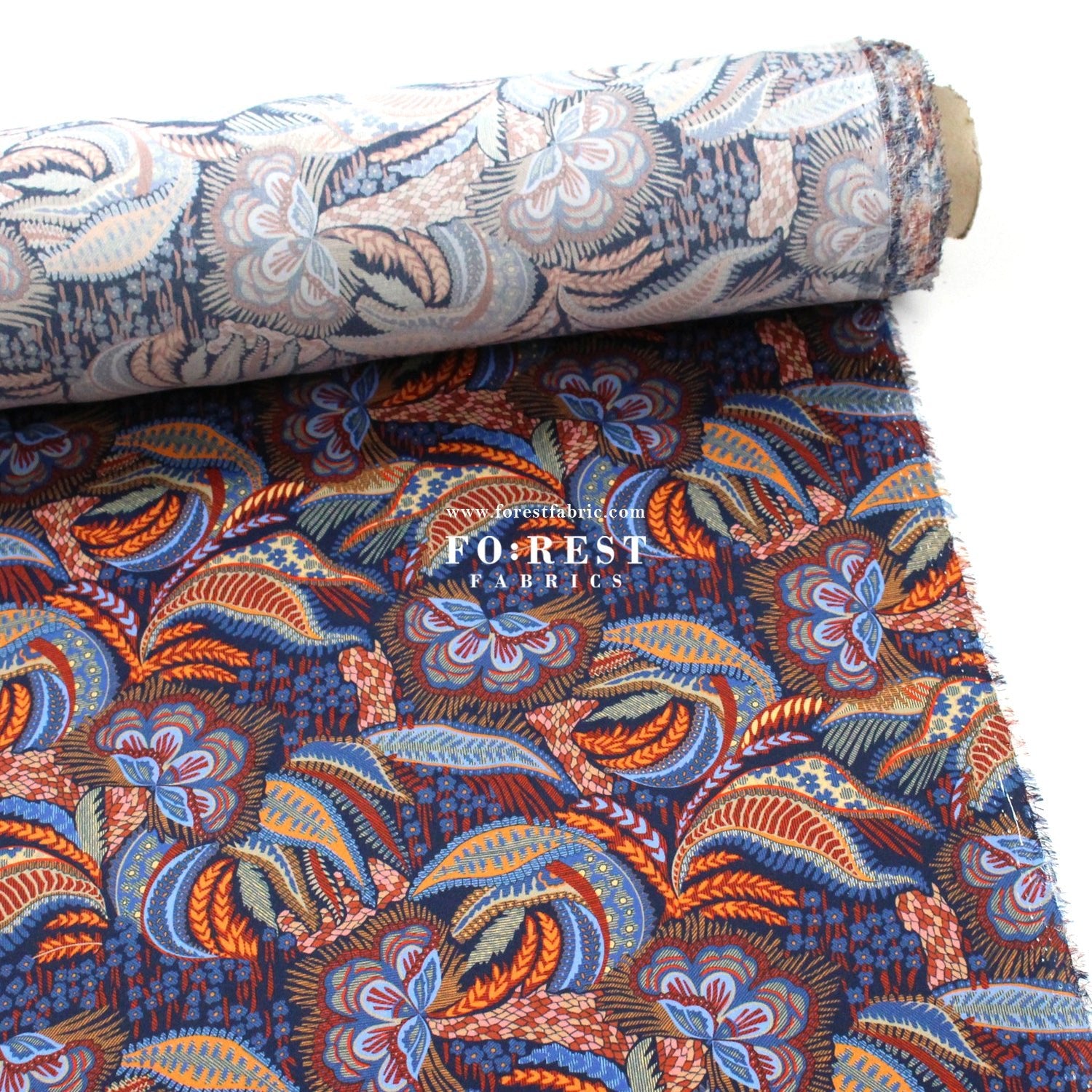 Liberty of London (Silk Satin) - Medusa fabric - FO:REST Fabric 布恩堂Liberty fabrictana lawnjapanese fabricykk zipper