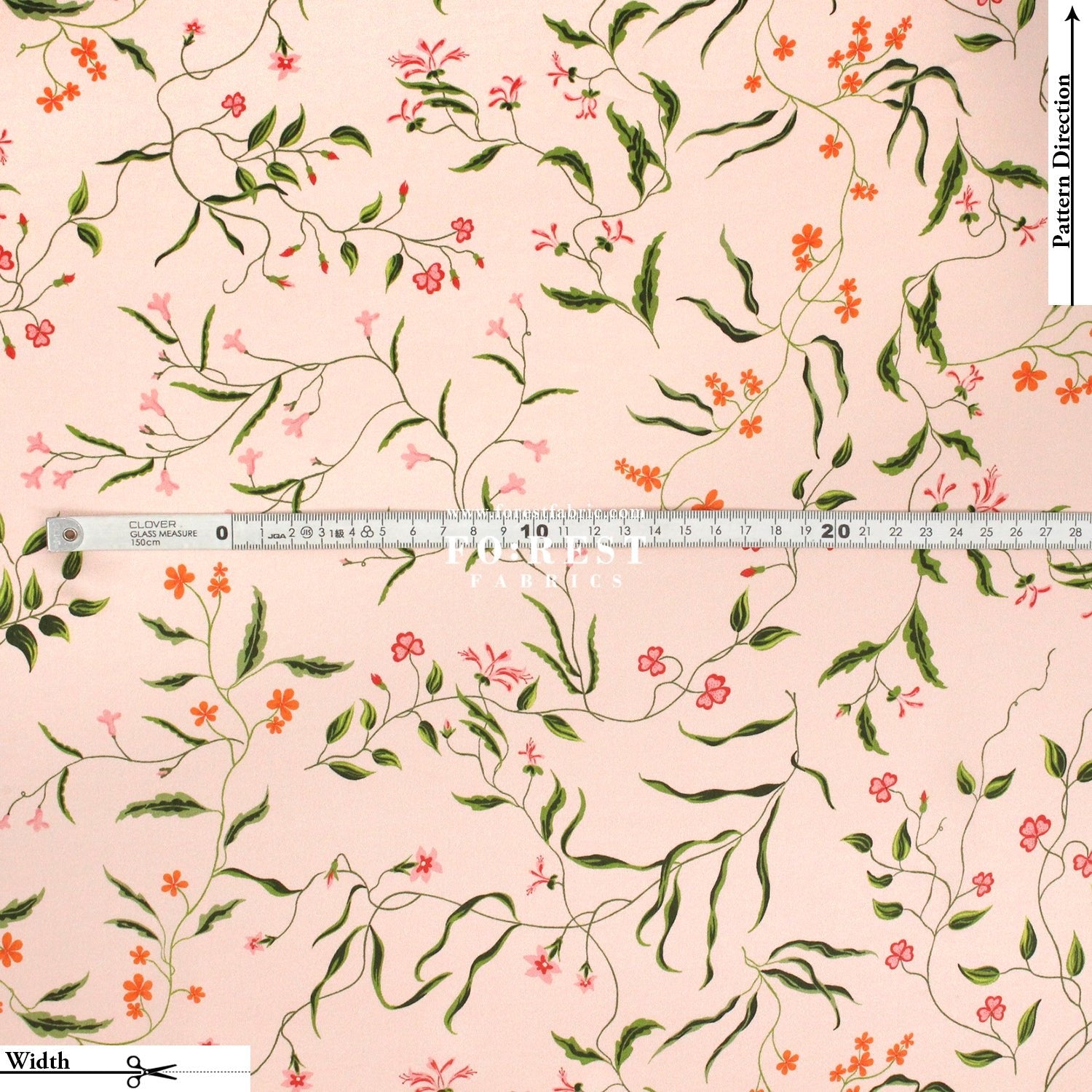 Liberty of London (Silk Satin) - Regal Blossom - FO:REST Fabric 布恩堂Liberty fabrictana lawnjapanese fabricykk zipper