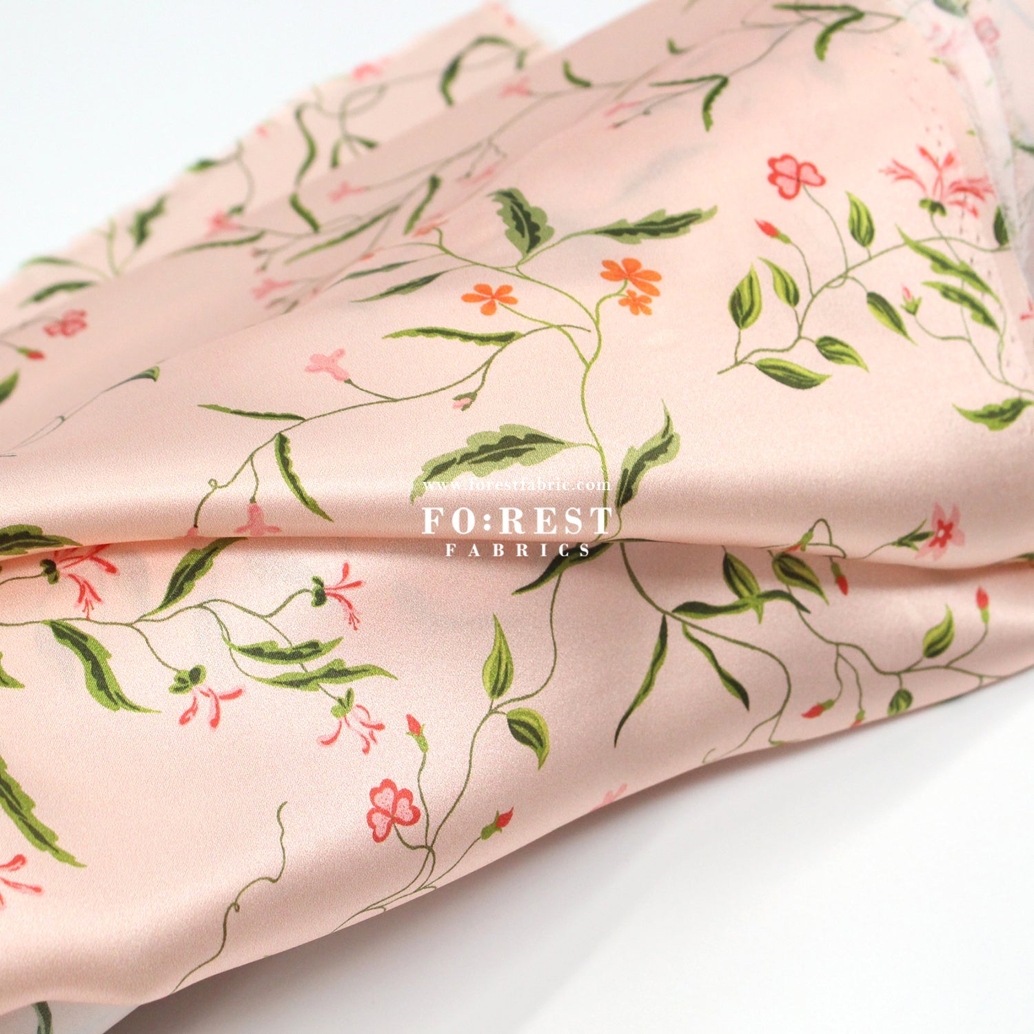 Liberty of London (Silk Satin) - Regal Blossom - FO:REST Fabric 布恩堂Liberty fabrictana lawnjapanese fabricykk zipper