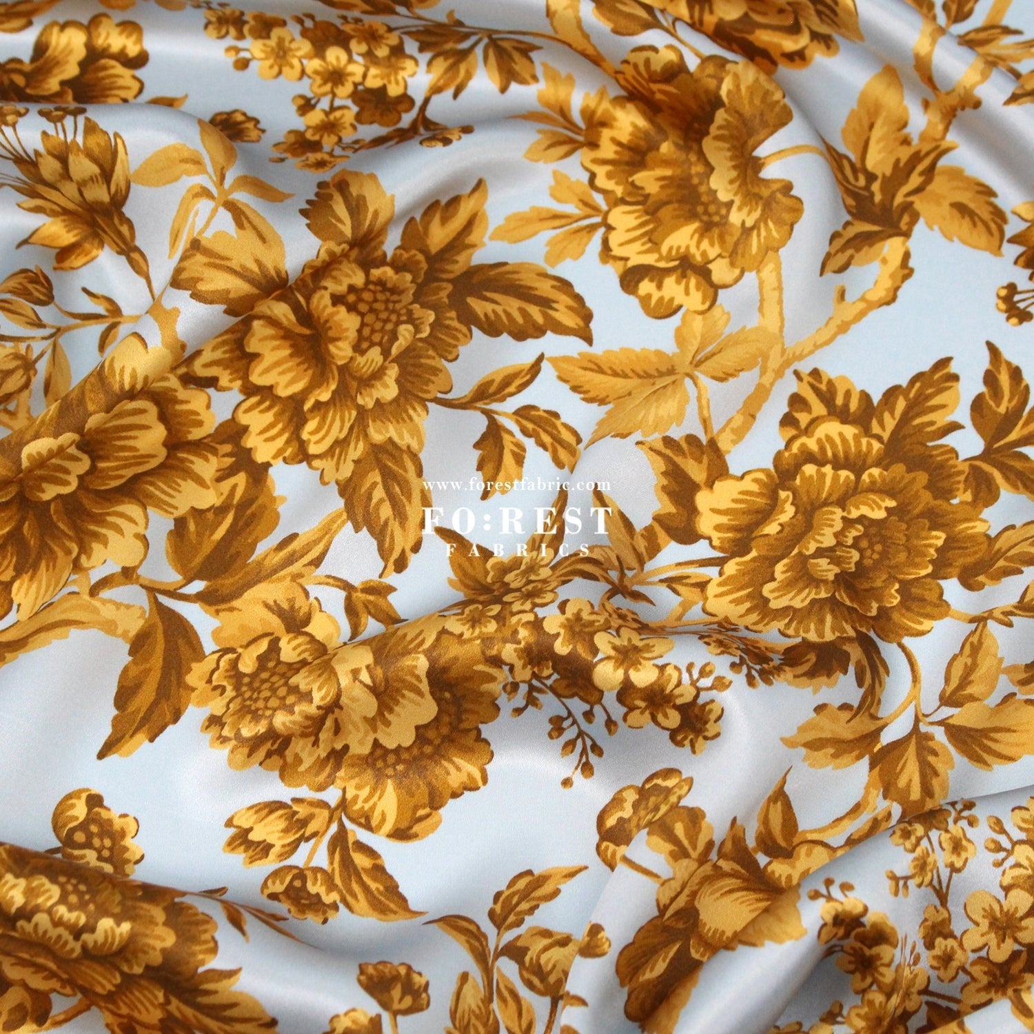 Liberty of London (Silk Satin) - Regency Trail - FO:REST Fabric 布恩堂Liberty fabrictana lawnjapanese fabricykk zipper