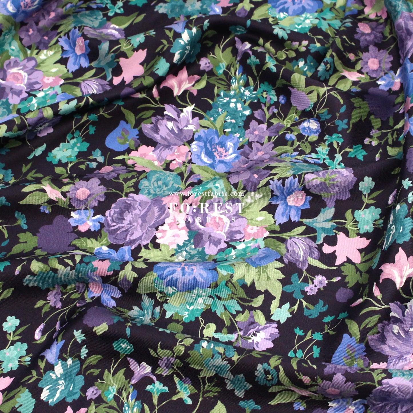 Liberty of London (Silk Twill) - Bouquet carniva - FO:REST Fabric 布恩堂Liberty fabrictana lawnjapanese fabricykk zipper