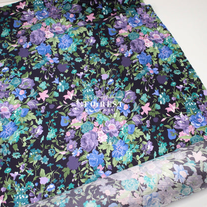 Liberty of London (Silk Twill) - Bouquet carniva - FO:REST Fabric 布恩堂Liberty fabrictana lawnjapanese fabricykk zipper