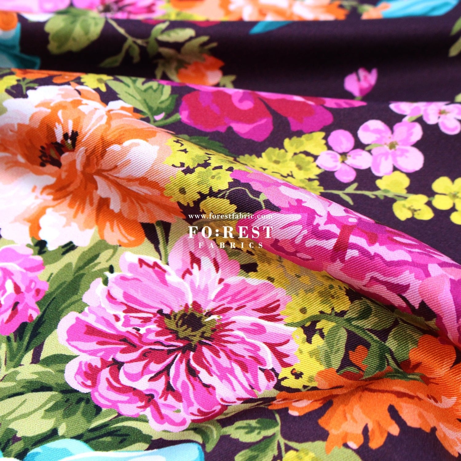Liberty of London (Silk Twill) - Bow Bouquet - FO:REST Fabric 布恩堂Liberty fabrictana lawnjapanese fabricykk zipper