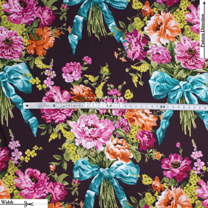 Liberty of London (Silk Twill) - Bow Bouquet - FO:REST Fabric 布恩堂Liberty fabrictana lawnjapanese fabricykk zipper