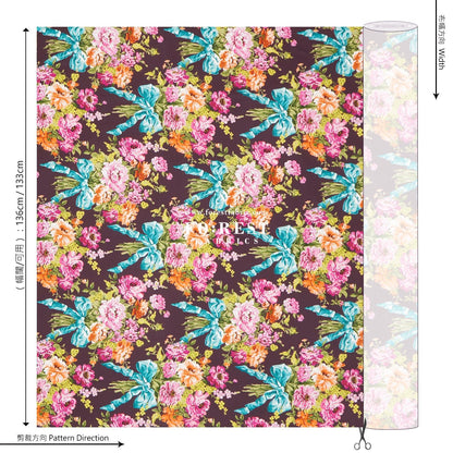 Liberty of London (Silk Twill) - Bow Bouquet - FO:REST Fabric 布恩堂Liberty fabrictana lawnjapanese fabricykk zipper