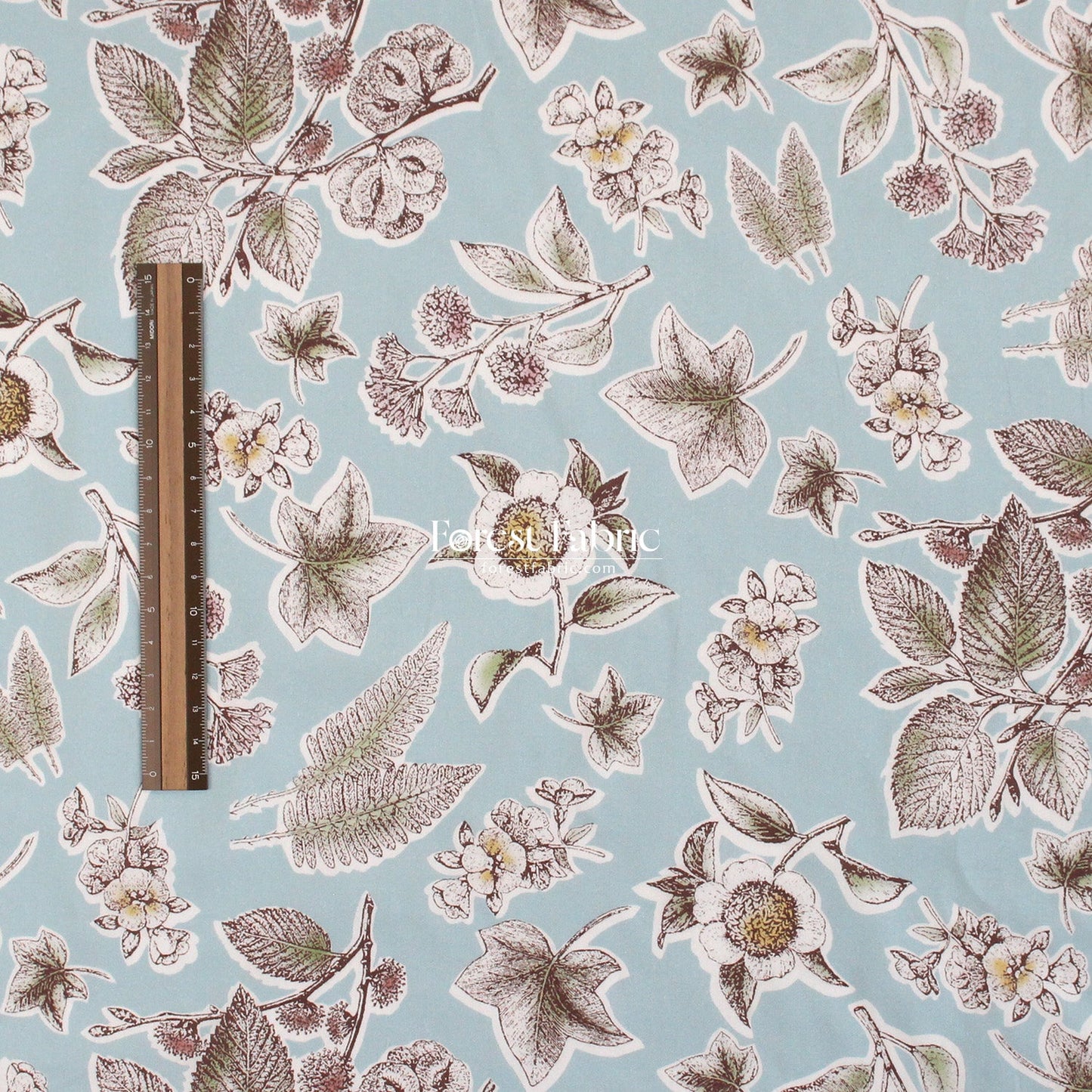 Liberty of London (Tana Lawn™ Cotton Fabric) - Allder Botanical - FO:REST Fabric 布恩堂Liberty fabrictana lawnjapanese fabricykk zipper