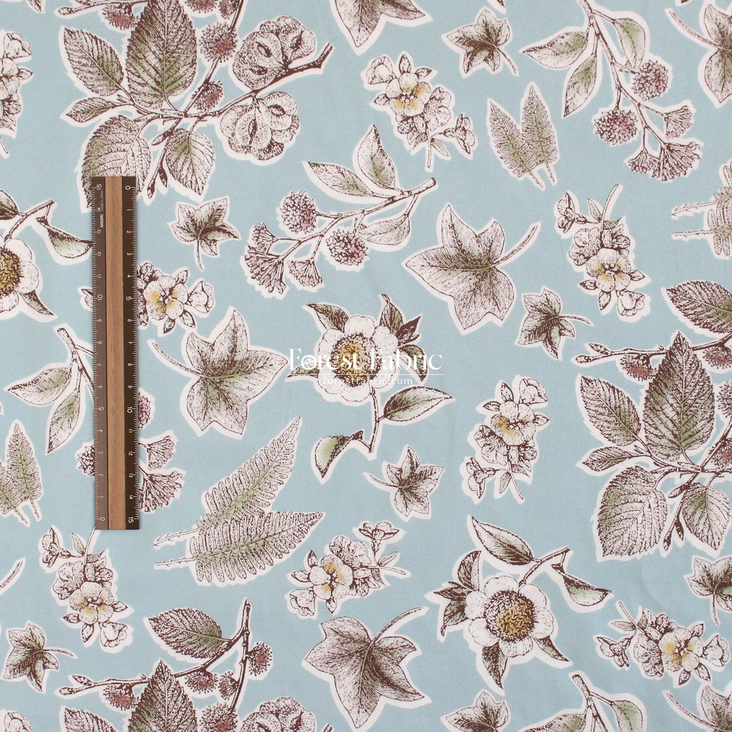 Liberty of London (Tana Lawn™ Cotton Fabric) - Allder Botanical - FO:REST Fabric 布恩堂Liberty fabrictana lawnjapanese fabricykk zipper