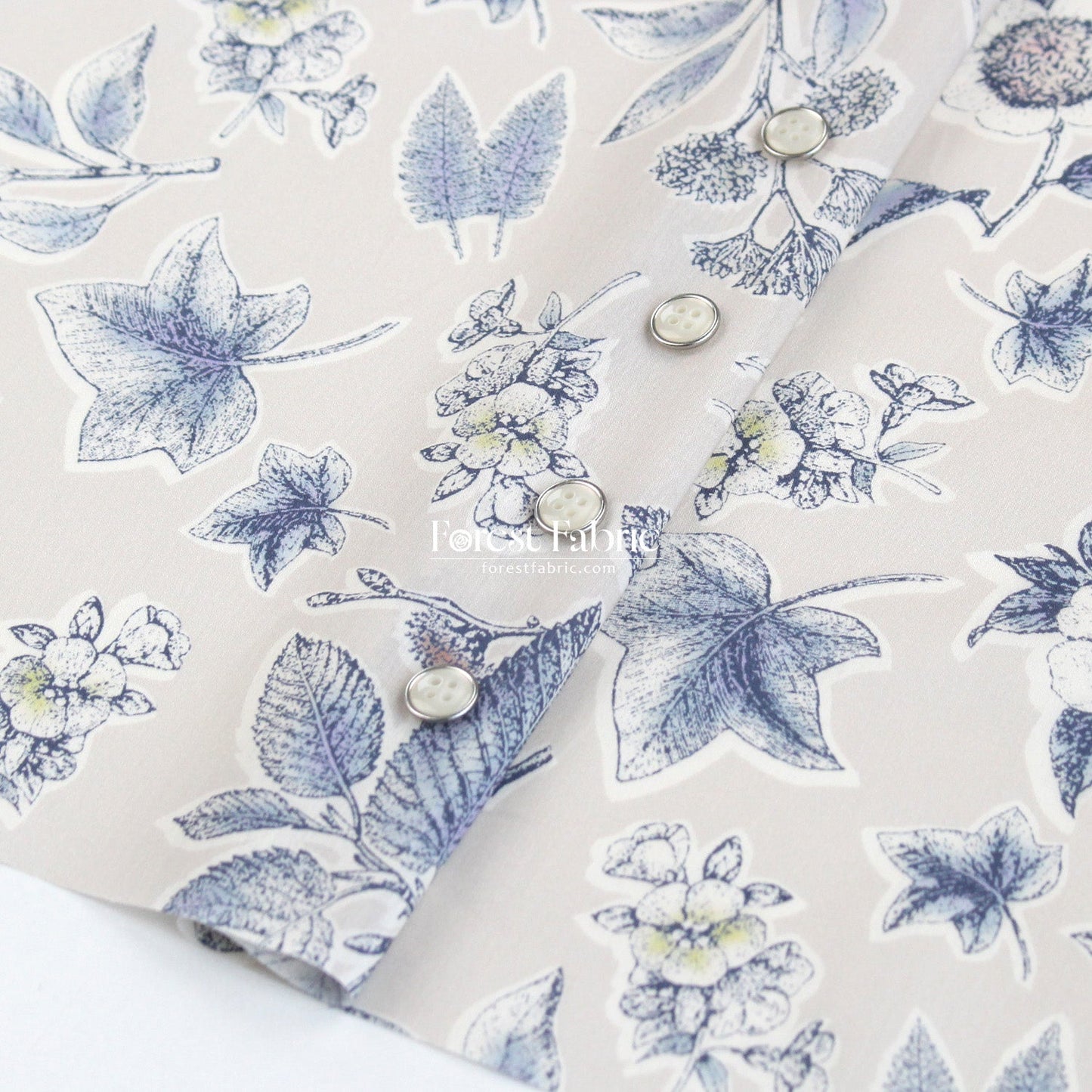 Liberty of London (Tana Lawn™ Cotton Fabric) - Allder Botanical - FO:REST Fabric 布恩堂Liberty fabrictana lawnjapanese fabricykk zipper