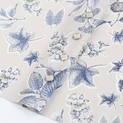 Liberty of London (Tana Lawn™ Cotton Fabric) - Allder Botanical - FO:REST Fabric 布恩堂Liberty fabrictana lawnjapanese fabricykk zipper