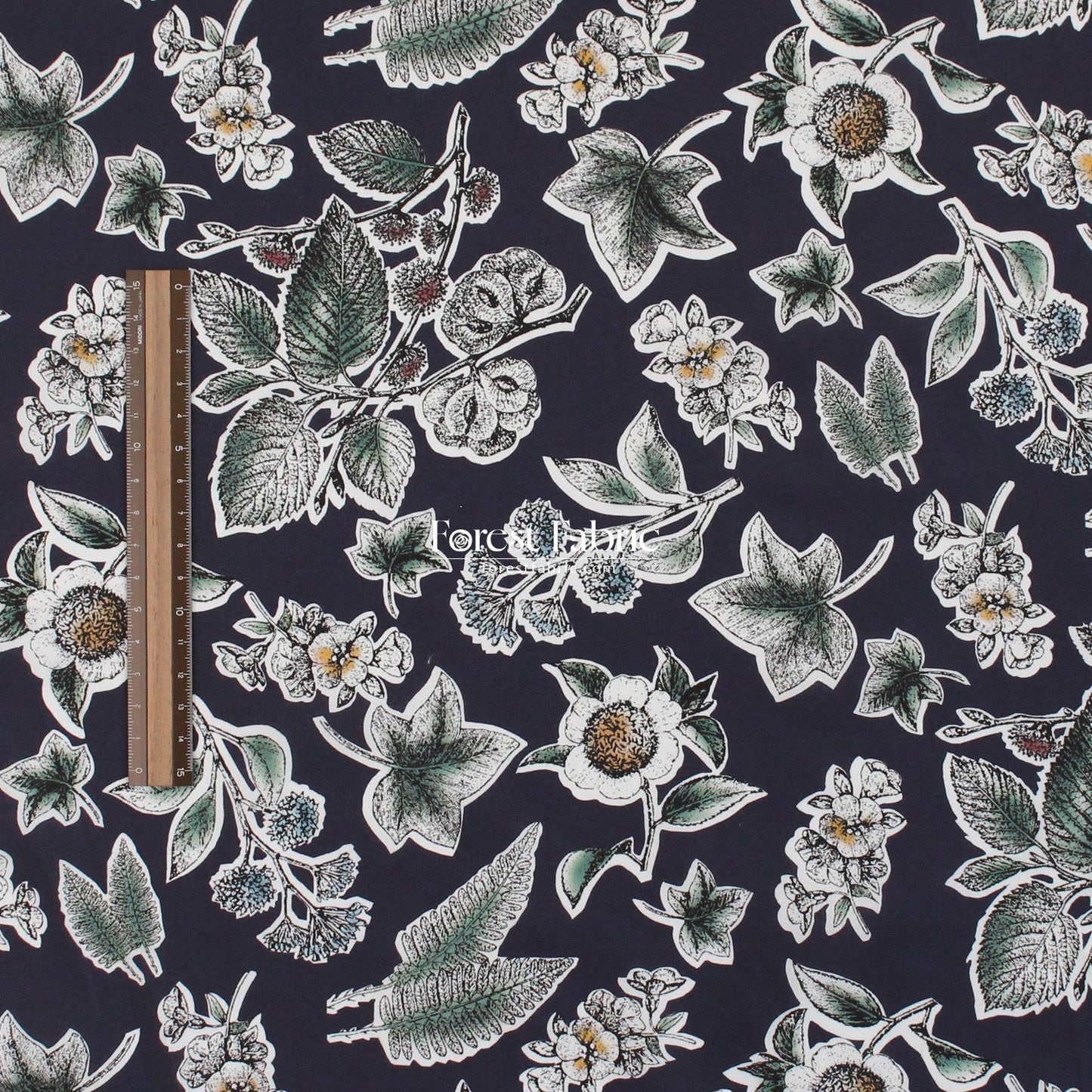 Liberty of London (Tana Lawn™ Cotton Fabric) - Allder Botanical - FO:REST Fabric 布恩堂Liberty fabrictana lawnjapanese fabricykk zipper