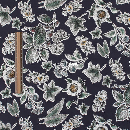 Liberty of London (Tana Lawn™ Cotton Fabric) - Allder Botanical - FO:REST Fabric 布恩堂Liberty fabrictana lawnjapanese fabricykk zipper