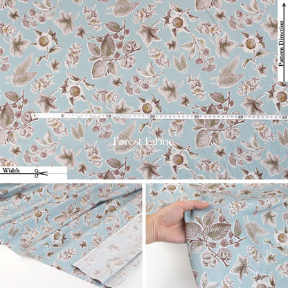 Liberty of London (Tana Lawn™ Cotton Fabric) - Allder Botanical - FO:REST Fabric 布恩堂Liberty fabrictana lawnjapanese fabricykk zipper