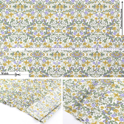Liberty of London (Tana Lawn™ Cotton Fabric) - Alpine Nouveau - FO:REST Fabric 布恩堂Liberty fabrictana lawnjapanese fabricykk zipper