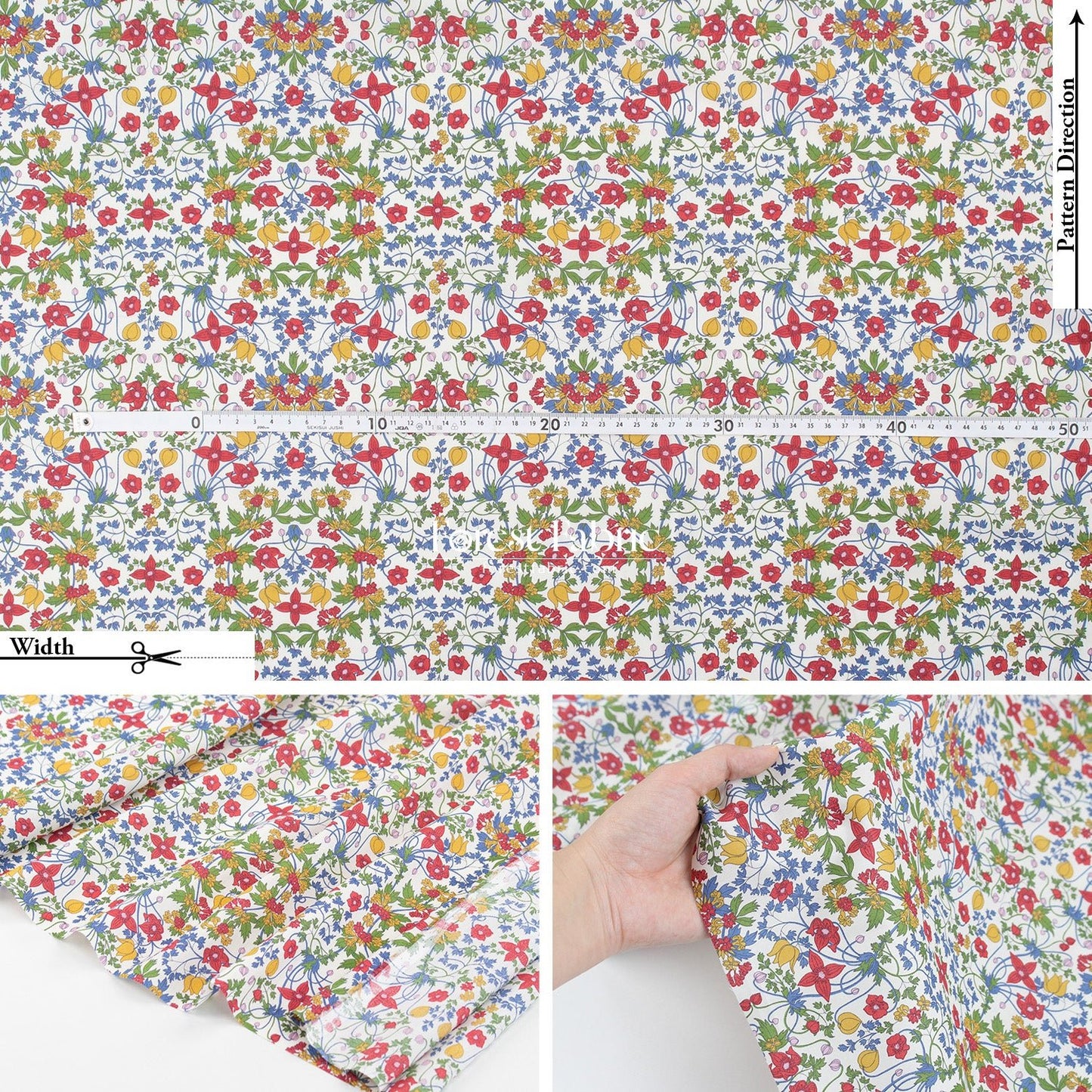 Liberty of London (Tana Lawn™ Cotton Fabric) - Alpine Nouveau - FO:REST Fabric 布恩堂Liberty fabrictana lawnjapanese fabricykk zipper