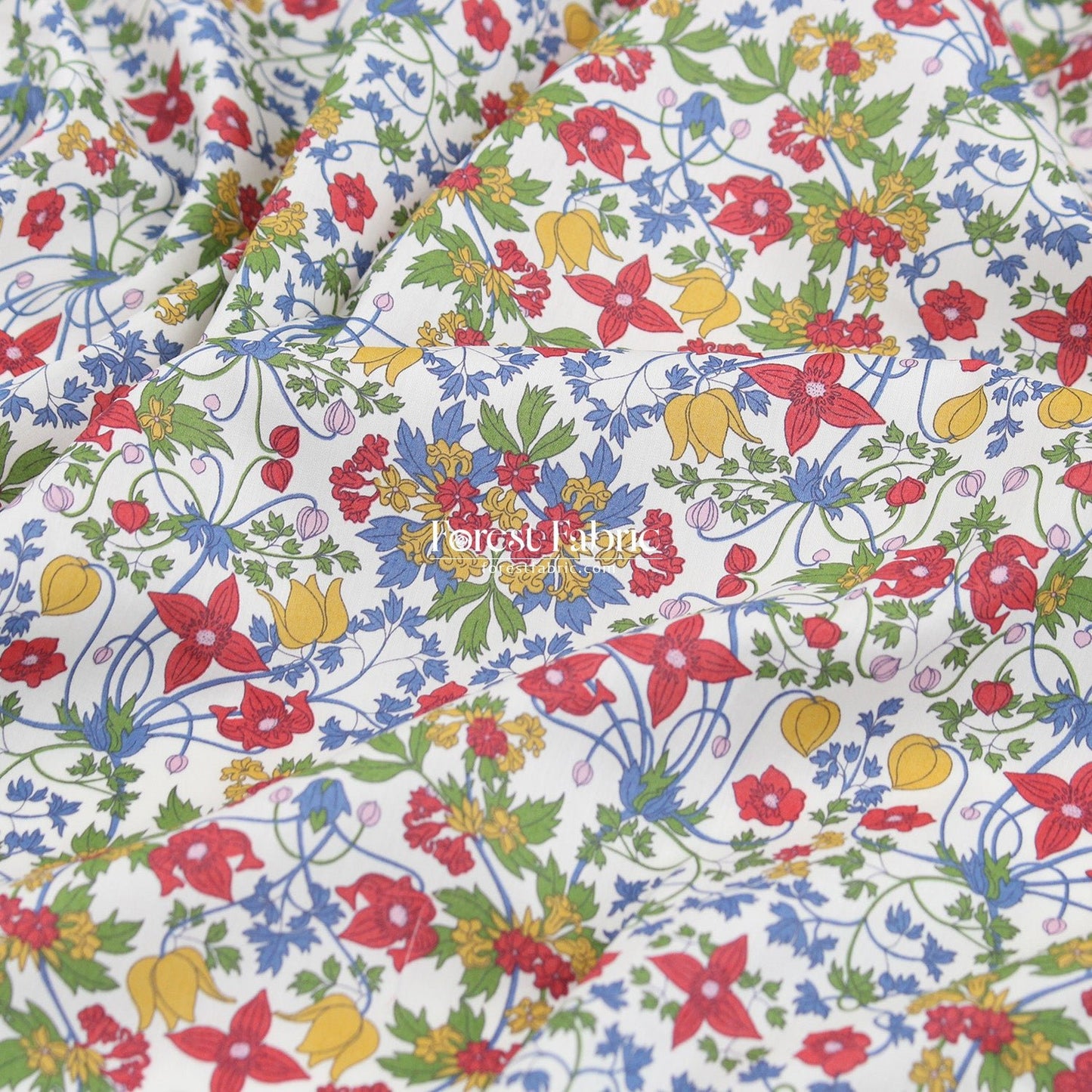 Liberty of London (Tana Lawn™ Cotton Fabric) - Alpine Nouveau - FO:REST Fabric 布恩堂Liberty fabrictana lawnjapanese fabricykk zipper