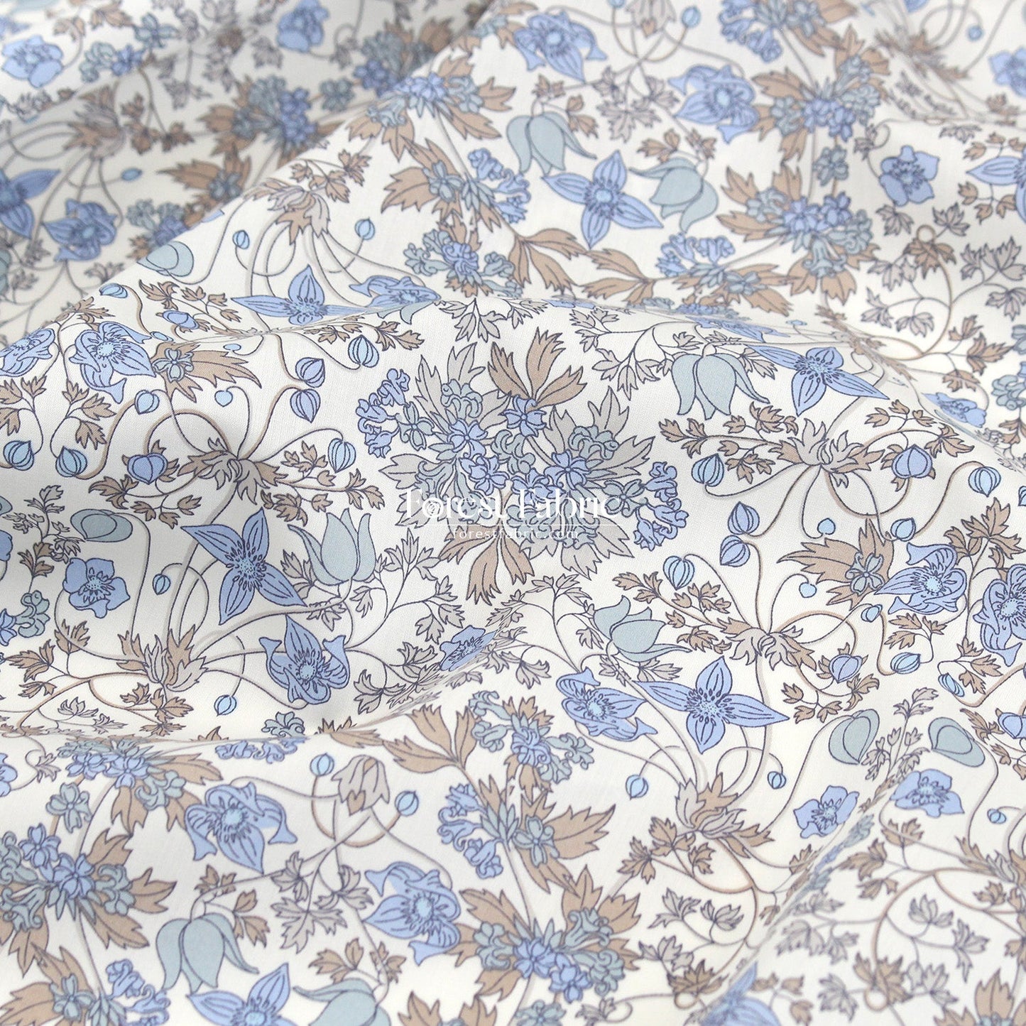 Liberty of London (Tana Lawn™ Cotton Fabric) - Alpine Nouveau - FO:REST Fabric 布恩堂Liberty fabrictana lawnjapanese fabricykk zipper