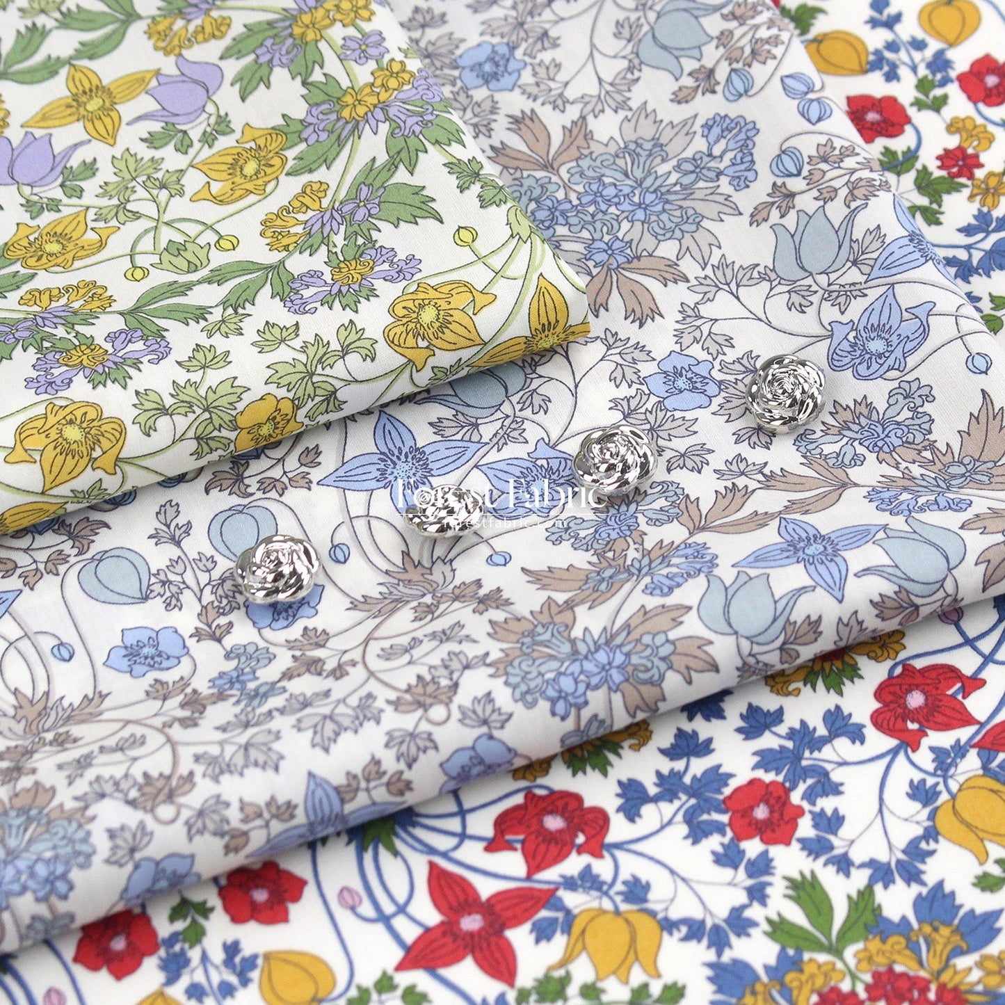 Liberty of London (Tana Lawn™ Cotton Fabric) - Alpine Nouveau - FO:REST Fabric 布恩堂Liberty fabrictana lawnjapanese fabricykk zipper