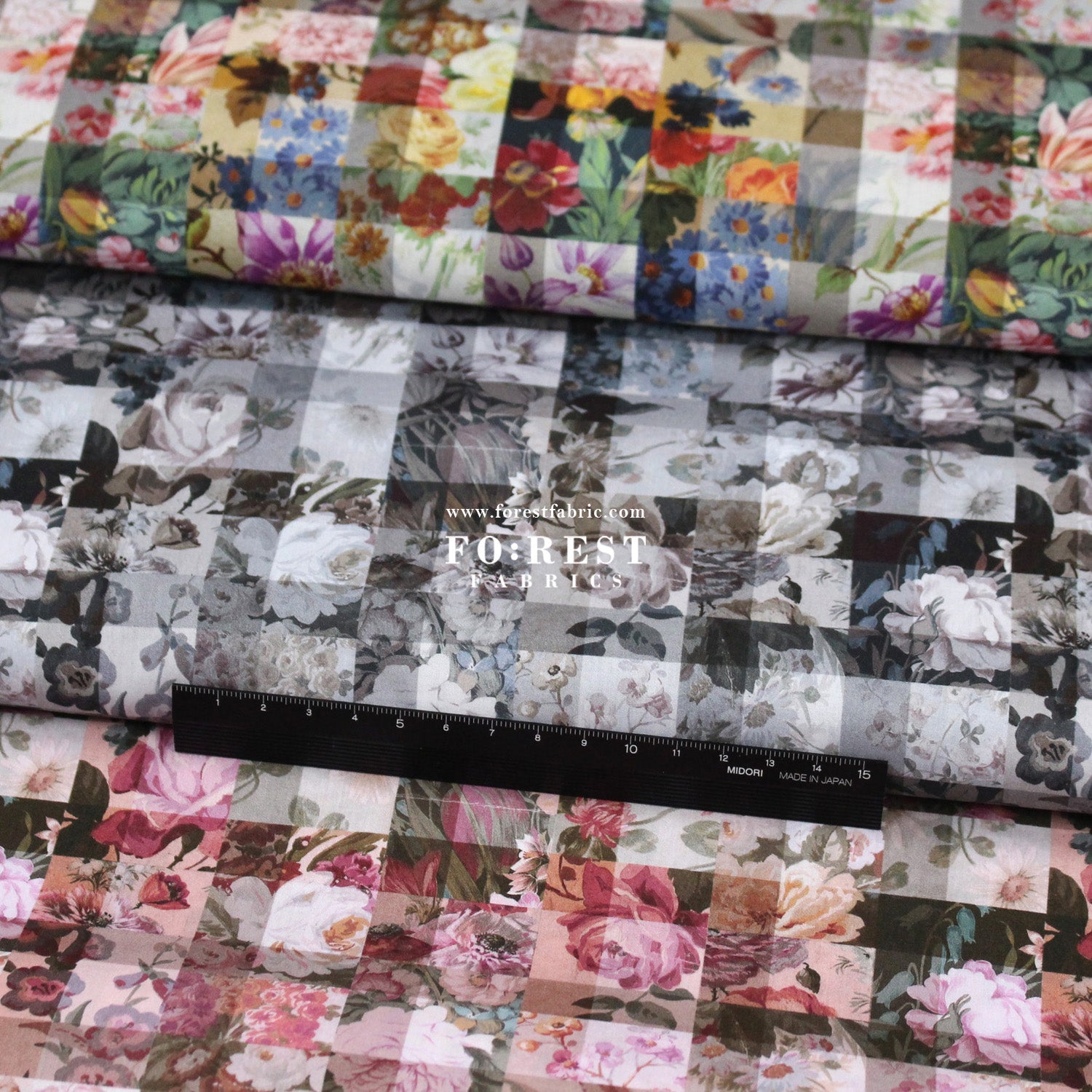Liberty of London (Tana Lawn™ Cotton Fabric) - Archive Gingham - FO:REST Fabric 布恩堂Liberty fabrictana lawnjapanese fabricykk zipper