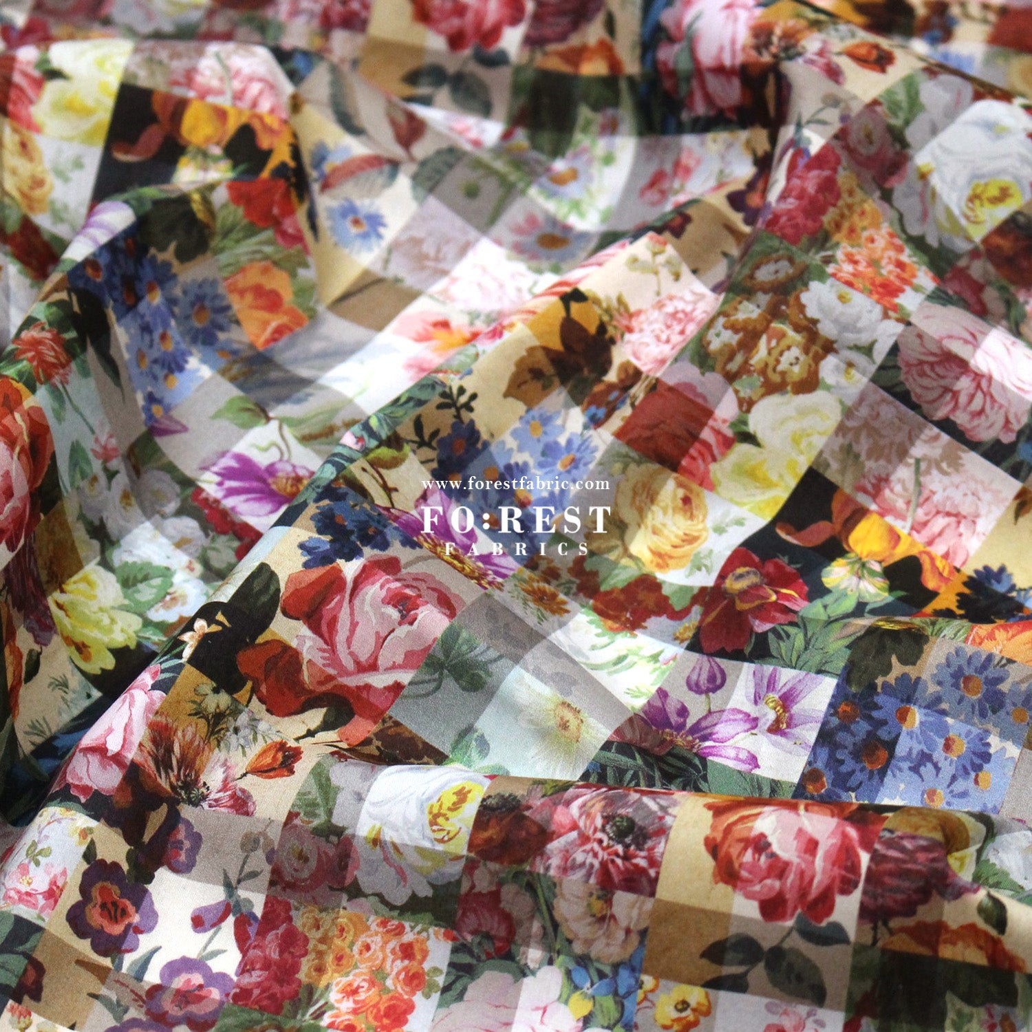 Liberty of London (Tana Lawn™ Cotton Fabric) - Archive Gingham - FO:REST Fabric 布恩堂Liberty fabrictana lawnjapanese fabricykk zipper