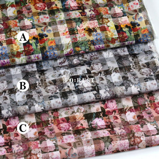 Liberty of London (Tana Lawn™ Cotton Fabric) - Archive Gingham - FO:REST Fabric 布恩堂Liberty fabrictana lawnjapanese fabricykk zipper