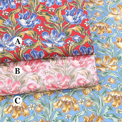 Liberty of London (Tana Lawn™ Cotton Fabric) - Archive Tulips - FO:REST Fabric 布恩堂Liberty fabrictana lawnjapanese fabricykk zipper