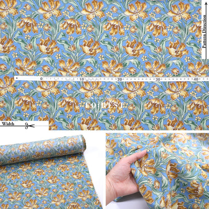Liberty of London (Tana Lawn™ Cotton Fabric) - Archive Tulips - FO:REST Fabric 布恩堂Liberty fabrictana lawnjapanese fabricykk zipper