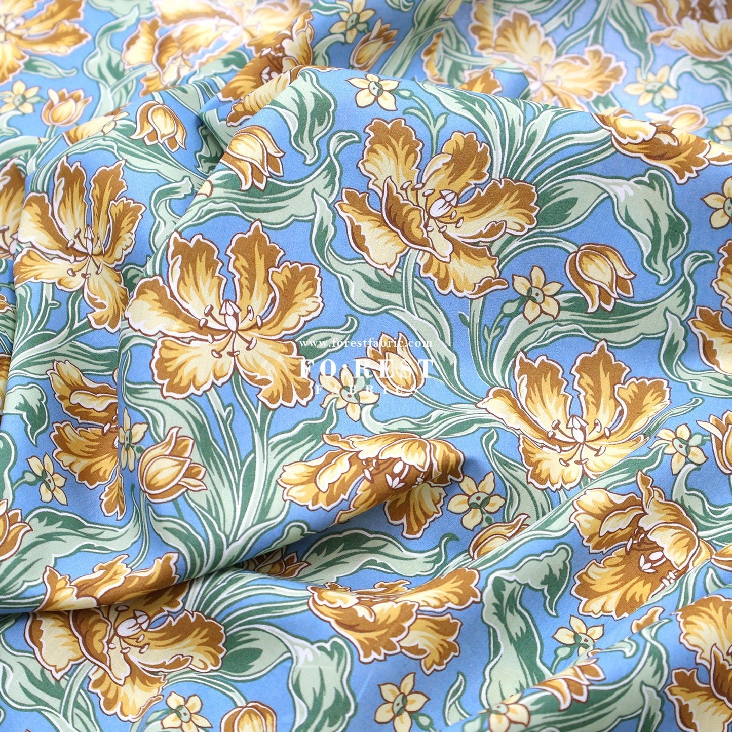 Liberty of London (Tana Lawn™ Cotton Fabric) - Archive Tulips - FO:REST Fabric 布恩堂Liberty fabrictana lawnjapanese fabricykk zipper